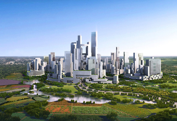 В Китае строят город будущего: им будут управлять современные технологии.